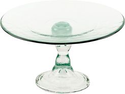 BIDKhome Small Recycled Glass Cake Stand D8.5 H3