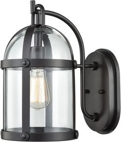Hunley 1-Light Outdoor Wall Lamp