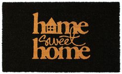 RugSmith Black Home Sweet Home Doormat