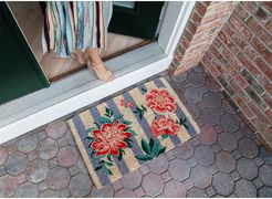 Williamsburg Braganza Stripe Handwoven Coconut Fiber Doormat