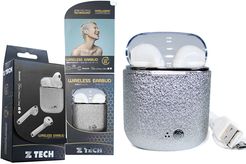 ZTECH Wireless Headphones with Glitter Charging Case