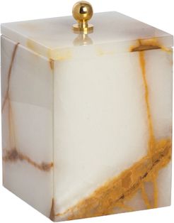 Bey-Berk Marble Bath Canister w/Lid