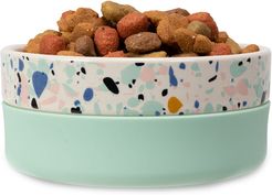 Jonathan Adler Now House Mint Terrazzo Duo Dog Bowl - Small