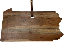 BIDKhome Acacia Wood Pennsylvania Cutting Board