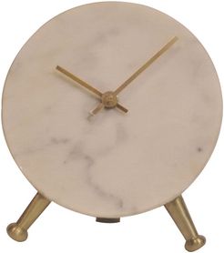 BIDKhome Small Marble Table Clock