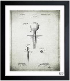 Oliver Gal Golf Tee 1988 Framed Art