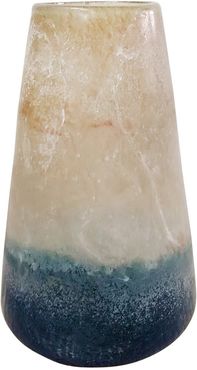 Sagebrook Home Glass TriColor Vase