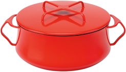 Dansk Kobenstyle Chili Red 4qt Casserole with Lid