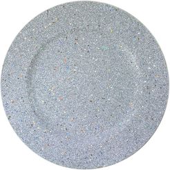 Jay Import Glitter & Stars 12in Charger Plate