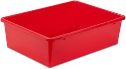 Honey-Can-Do Large Plastic Bin in Red