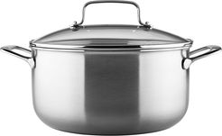 KitchenAid Gourmet Series 3-Ply Stainless Steel 8qt Stockpot