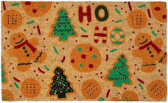 Entryways Cookie Swap Coir Doormat Holiday Doormat Rug
