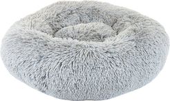 Precious Tails Super Lux Fur Donut Pet Bed- Large