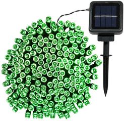 Sunnydaze 200-Count Green LED Solar Powered Fairy String Lights