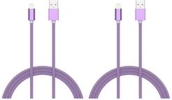 Posh Tech 2-Pack 6ft Apple Certified Charge N Sync Lightning Cable