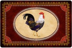 Bungalow Flooring Red Lifestyle Rooster Mat