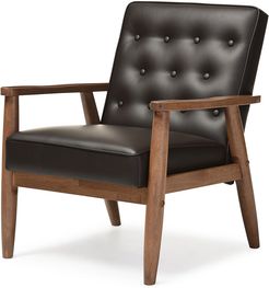 Design Studios Sorrento Lounge Chair- Brown
