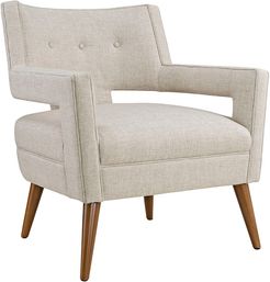 Modway Sheer Upholstered Fabric Armchair