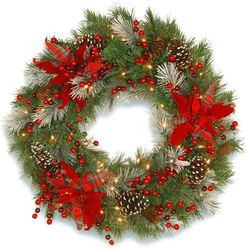 National Tree Company 30 Decorative Collection Tartan Plaid Wreath with
