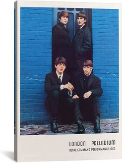 iCanvas The Beatles 1963 Royal Command Performance Promotional Poster by Radio Days