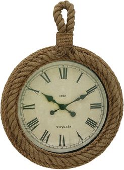 Wood Rope Wall Clock