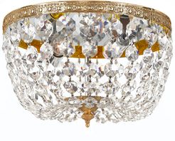 Crystorama Richmond 2-Light Crystal Basket with Swarovski Crystals