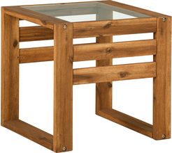 Hewson Acacia Wood Outdoor Patio Side End Table