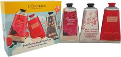 L'Occitane Pink Flowers Hand Cream Trio Kit