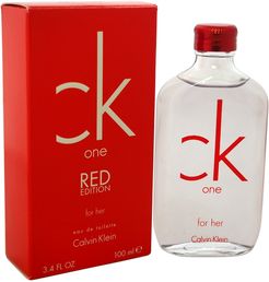 Calvin Klein C.K. One Red Edition Women's 3.4oz Eau De Toilette Spray