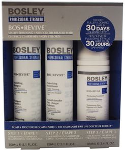 Bosley 3pc Professional Strength Bos Revive for Visibly Thinning Non Color Treated-Hair Kit