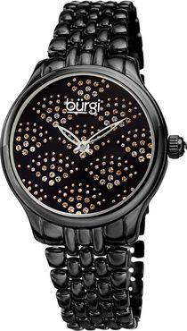 Burgi Women's Polished Alloy Watch