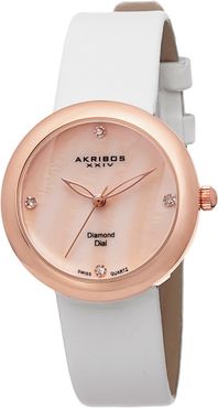 Akribos XXIV Women's Essential Diamond Watch