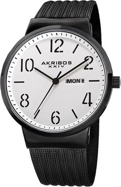 Akribos XXIV Men's Stainless Steel Watch