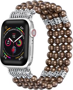 Posh Tech Unisex Faux Pearl Bands For Apple Watch Series 1, 2, 3, 4