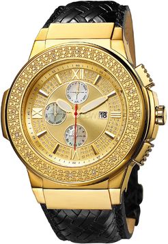 JBW Men's Saxon Diamond & Crystal Watch