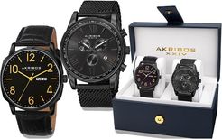 Akribos XXIV Men's Watch Gift Set