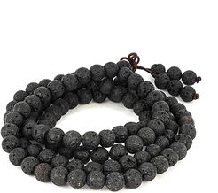 Jean Claude Lava Beads Multi-Wrap Buddhist Spiritual Healing Bracelet