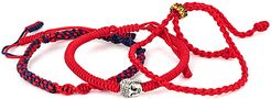 Jean Claude Set of 3 Tibetan Buddha Bracelets & Bangles