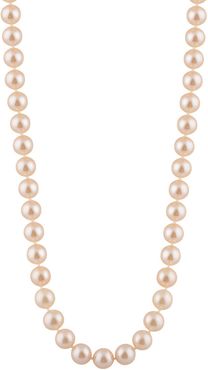 Splendid Pearls Plated 8-8.5mm Pearl Necklace