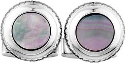 Charriol Stainless Steel Mother-of-Pearl Cufflinks