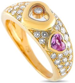 Chopard 18K 0.65 ct. tw. Diamond & Sapphire Heart Ring