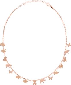 Gabi Rielle Rose Gold Over Silver Necklace