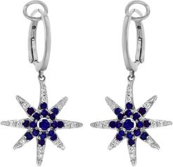 Diana M. Fine Jewelry 14K 1.30 ct. tw. Diamond & Sapphire Earrings