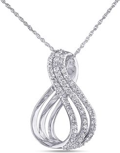 Rina Limor 10K Gold 0.25 ct. tw. Diamond Pendant Necklace