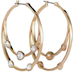 Swarovski Crystal Rose Gold Plated Earrings