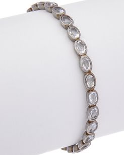 Phillip Gavriel Silver Crystal Bangle