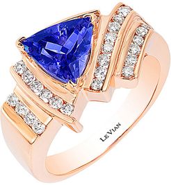 Le Vian 14K Rose Gold 1.81 ct. tw. Diamond & Tanzanite Ring
