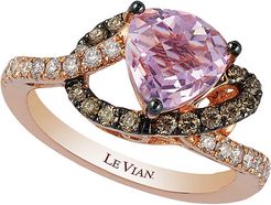 Le Vian? 14K Rose Gold 2.21 ct. tw. Diamond & Pink Amethyst Ring