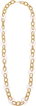 Kenneth Jay Lane 22K Plated Link Necklace