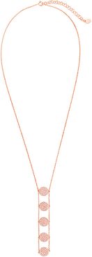 Sterling Forever 14K Rose Gold Over Silver CZ Pendant Necklace